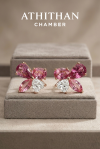 CROWN JEWELS Padparadscha Sapphire Earrings