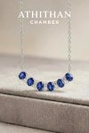 ROYAL BLUE Sapphires Necklace