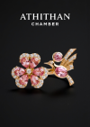 PANSY LOVEBIRDS Padparadscha Sapphire Ring
