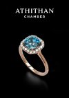 Blue Zircon Ring