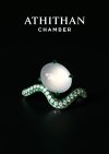 White Jade Greenwave Ring