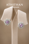 PINK SAPPHIRE EARRINGS