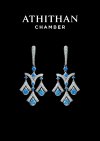 Aquamarine & Mother of Pearl Earrings
