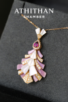 ROSALINE FAN - Mother of Pearl Pendant (Pre-order 45 days)