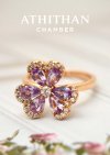 PRETTY PANSY Purple Sapphire Ring
