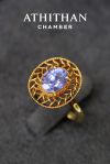 THE EMBLEM OF VICTORY - Violet Sapphire Ring