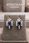 LUSTER - Royal Blue Sapphire Earrings