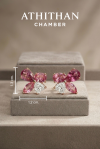 CROWN JEWELS Padparadscha Sapphire Earrings