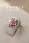 PRINCESS ASTRID Padparadscha Sapphire Ring