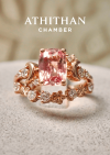 MEADOW CROWN Padparadscha Sapphire Ring