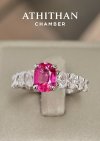 PERFECT REDIANCE Hot Pink Spinel Ring