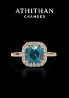 Blue Zircon Ring