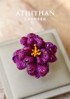 Red Flower Ruby Ring & Pendant