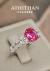 Pink Spinel Ring