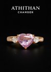 Padparadscha Sapphire Ring