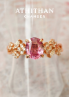 JULIET CROWN Padparadscha Sapphire Ring