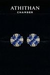 Royal Blue Sapphire Earrings