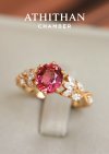 ETERNAL ROSE Padparadscha Sapphire Ring