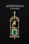 JEWEL KEEPER : Nestled in Glittering Golden Cage | Tsavorite Pendant