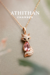 THE LIGHT KEEPER Padparadscha Pendant
