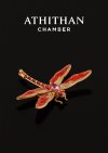 Pink Sapphire Dragonfly Brooch