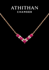 Ruby Pendant Necklace