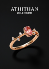 WINSON TIARA Padparadscha Sapphire Ring