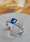 Royal Blue Sapphire FORTRESS Ring