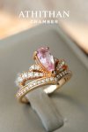 JUBILEE CROWN Padparadscha Sapphire Ring