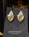 Yellow Zircon Earrings