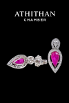 Ruby Burma Earrings