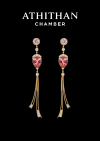 DUCHESS OF MARLBOROUGH Padparadscha Sapphire Earring