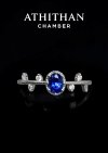 Royal Blue Sapphire LAUREL Ring