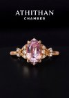 THE ENTRY OF SPRING Pink Sapphire Ring