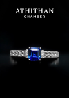 Royal Blue Sapphire FORTRESS Ring