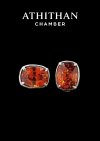 Orange Garnet Earrings