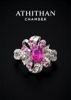 REGINA FLORA Padparadscha Sapphire Ring