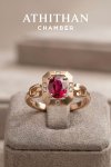 CRIMSON FRAME - Ruby Ring