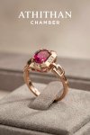 CRIMSON FRAME - Ruby Ring