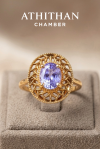 THE EMBLEM OF VICTORY - Violet Sapphire Ring