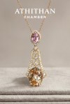 ROYAL CRAVAT Morganite Pendant