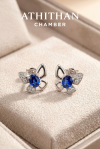 ROYAL BLUE Sapphire Earrings