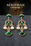 Malachite & Mother of Pearl Earrings (Pre-order 45 days)