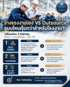 เปรียบเทียบต้นทุน จ้างแรงงานเอง VS Outsource สำหรับโรงงาน เปรียบเทียบต้นทุน จ้างแรงงานเอง VS Outsource สำหรับโรงงาน