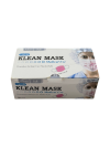 KLEAN MASK (ชมพู) หน้ากากกระดาษ 3 ชั้น
