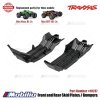 Traxxas Part #10737 Front and Rear Skid Plates / Bumpers for RC Mini Maxx BL-2s Mini XRT VXL-3s