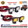 GRC 15mm Square Led Lights Spotlight Searchlight Taillight for 1/10 RC Crawler with Reflector Off-Road Searchlight Headlight #G157NW #G157NY