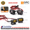 GRC 18mm Rectangular Dual Lamp Bead Spotlight Simulation for 1/10 Off-Road Climbing Light Strip Lens #G157Q #G157QY