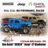 Axial SCX24 Jeep JT Gladiator RC Car 1/24 Scale 4WD RTR Crawler