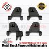 Metal Shock Towers with Adjustable For TRAXXAS TRX4 1/10 RC Crawler